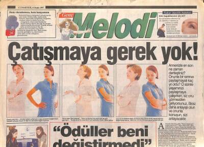 Sabah Gazetesi Melodi Eki 4 Ocak 1997 - Çiçek Taksiye Görücü Geldi - Amerikan Üniversiteleri Türk Öğrenci Peşinde GZ119451 - 1