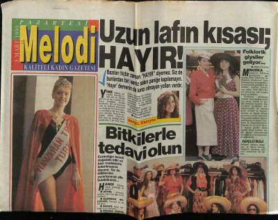 Sabah Gazetesi Melodi Eki 5 Mart 1990 - Ece Prim,Başarılar Ece GZ75257 - 1
