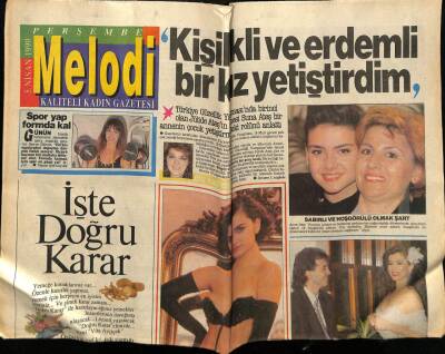 Sabah Gazetesi Melodi Eki 5 Nisan 1990 - Jülide Ateş,Sabırlı Olmak Şart GZ75275 - 1