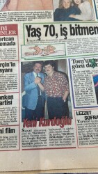 Sabah Gazetesi Melodi Eki 5 Şubat 1991 - Cengiz Kurdoğlu'nun Ağabeyi Cemal Kurdoğlu Yakında İlk Kasetinin Çalışmalarına Başlayacak GZ138112 - 2