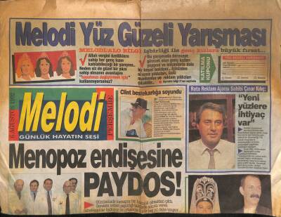 Sabah Gazetesi Melodi Eki 6 Ağustos 1992 - Gönül Yazarın Esrarengiz Aşkı GZ61973 - 1