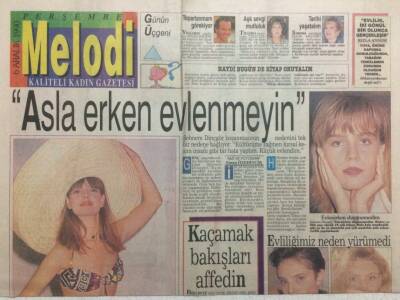 Sabah Gazetesi Melodi Eki 6 Aralık 1990 - Asla Erken Evlenmeyin GZ35786 - 1