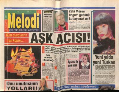 Sabah Gazetesi Melodi Eki 6 Aralık 1991 - Zeki Müren Doğum Günü Kutlayacak mı? GZ75306 - 1