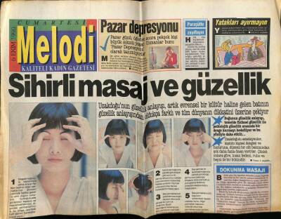 Sabah Gazetesi Melodi Eki 6 Ekim 1990 - Sihirli Masaj Ve Güzellik GZ75456 - 1