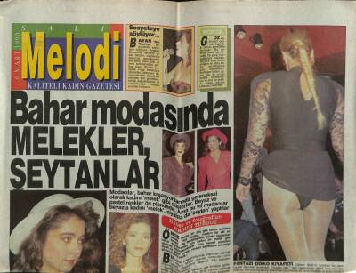 Sabah Gazetesi Melodi Eki 6 Mart 1990 - Karakteriniz Dudakta Gizli GZ75256 - 1