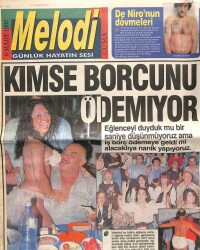 Sabah Gazetesi Melodi Eki 6 Mart 1992 - Kimse Borcunu Ödemiyor GZ63068 - 2