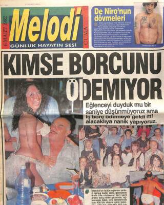 Sabah Gazetesi Melodi Eki 6 Mart 1992 - Kimse Borcunu Ödemiyor GZ63068 - 2