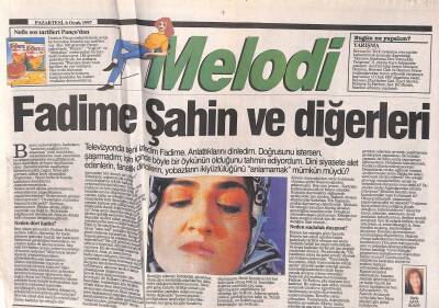 Sabah Gazetesi Melodi Eki 6 Ocak 1997 - Fadime Şahin Ve Diğerleri GZ119387 - 1
