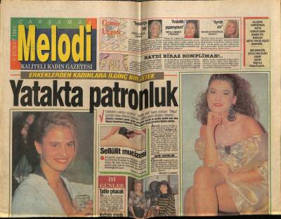 Sabah Gazetesi Melodi Eki 6 Şubat 1991 - Şebnem Dönmez, Fizik 10 Kimya 4 GZ75485 - 1