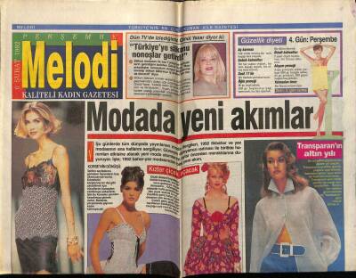 Sabah Gazetesi Melodi Eki 6 Şubat 1992 - Gönül Yazar Diyor ki GZ75509 - 1