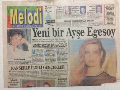 Sabah Gazetesi Melodi Eki 7 Aralık 1990 - Yeni Bir Ayşe Egesoy GZ35785 - 1