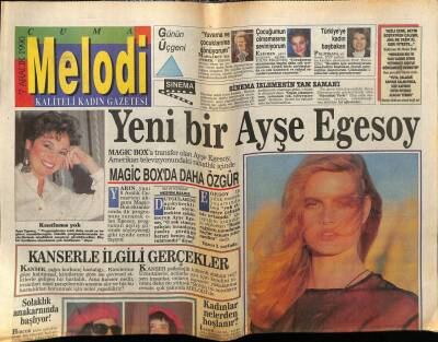 Sabah Gazetesi Melodi Eki 7 Aralık 1990 - Yeni Bir Ayşe Egesoy GZ75430 - 1