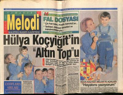 Sabah Gazetesi Melodi Eki 7 Aralık 1991 - Hülya Koçyiğitin Altın Topu GZ75304 - 1
