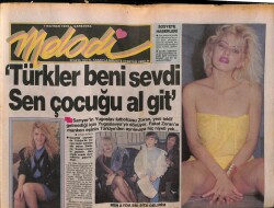 Sabah Gazetesi Melodi Eki 7 Haziran 1989 - Tolga Savacı,Yalnız Yaşayamam GZ63350 - 2