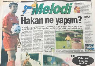 Sabah Gazetesi Melodi Eki 7 Haziran 1995 -Hakan Ne Yapsın -Marmariste Bir İyilik Meleği GZ36347 - 1