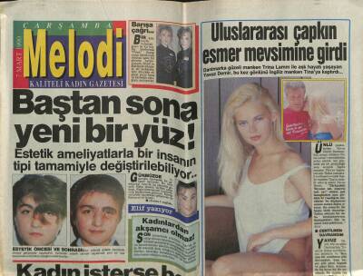Sabah Gazetesi Melodi Eki 7 Mart 1990 - Azize Gencebay Sahnelere Dönecek GZ75255 - 1