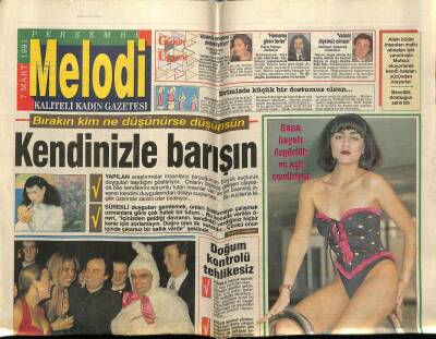 Sabah Gazetesi Melodi Eki 7 Mart 1991 - Pelin Doğan,Macerayı Severim GZ75503 - 1
