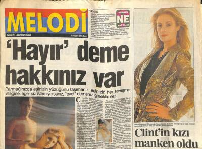 Sabah Gazetesi Melodi Eki 7 Mart 1995 - Clintin Kızı Manken Oldu GZ102709 - 1