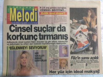 Sabah Gazetesi Melodi Eki 7 Şubat 1990 - Cihan Ünalı Terlettiler - GZ21399 - 1