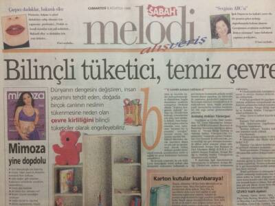 Sabah Gazetesi Melodi Eki 8 Ağustos 1998 - Mimoza Yine Dopdolu GZ34823 - 1