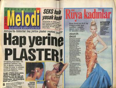Sabah Gazetesi Melodi Eki 8 Ekim 1990 - Hap Yerine Plaster GZ75455 - 1