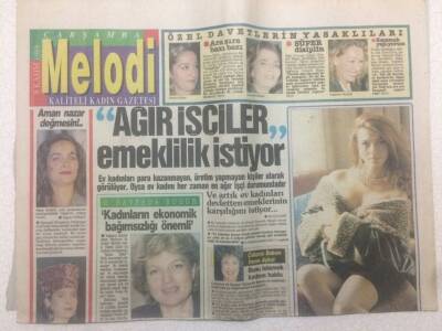 Sabah Gazetesi Melodi Eki 8 Kasım 1989 - Ağır İşçiler Emeklilik İstiyor GZ51577 - 1