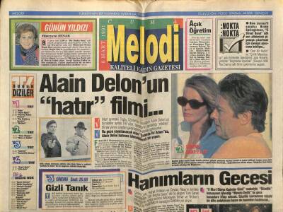 Sabah Gazetesi Melodi Eki 8 Mart 1991 - Alain Delonun Hatır Filmi GZ75502 - 1
