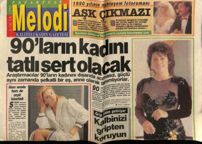Sabah Gazetesi Melodi Eki 8 Ocak 1990 - Amerikalılardan Meral Orhonsaya Övgü GZ75421 - 1