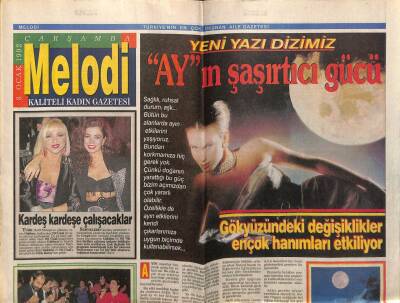 Sabah Gazetesi Melodi Eki 8 Ocak 1992 - Ayın Şaşırtıcı Yüzü GZ75375 - 1