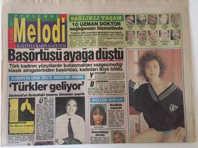 Sabah Gazetesi Melodi Eki 9 Kasım 1989 - Yüksek Topuk Ayağın En Büyük Düşmanı ! GZ22981 - 1