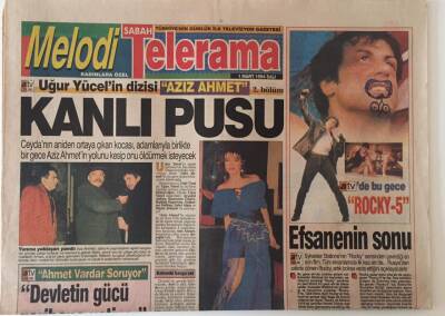 Sabah Gazetesi Melodi- Telerama Eki 1 Mart 1994 - Rocky - 5 Efsanenin Sonu GZ25004 - 1