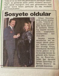 Sabah Gazetesi Müzik Magazin Eki 3 Şubat 1988-Orhan Gencebay Artık Sosyete Sanatçısı Oldu -Harika Avcı,19 Yaşındaki Sezer İnanoğlu İle Tam Evlenecekti GZ94225 - 2