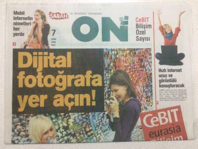 Sabah Gazetesi On Eki 7 Ekim 2008 - Dijital Fotoğrafa Yer Açın GZ47145 - 1