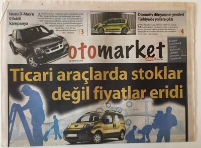 Sabah Gazetesi Oto Market Eki 28 Nisan 2009 - Ticari Araçlarda Stoklar Değil Fiyatlar Eridi GZ20717 - 1