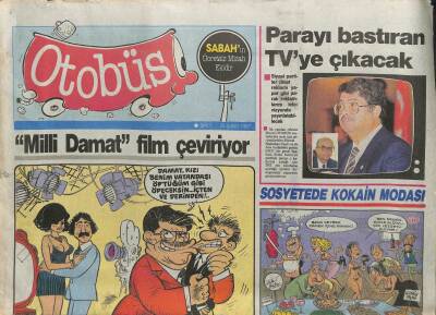 Sabah Gazetesi Otobüs Eki - 25 Şubat 1987 - Parayı Bastıran TVye Çıkacak GZ110204 - 1