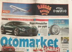 Sabah Gazetesi Otomarket Eki 25 Mart 2015-Avrupanın En Yaşlı Araç Parkı Türkiyede GZ45075 - 2