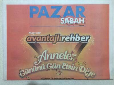 Sabah Gazetesi Pazar 3 Mayıs 2009 - Domuz Gribi Ve Türkiye GZ50707 - 1