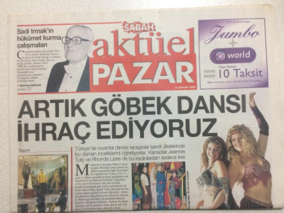 Sabah Gazetesi Pazar Aktüel Eki 14 Aralık 2003 - Sadi Irmakın Hükümet Kurma Çalışmaları GZ23596 - 1