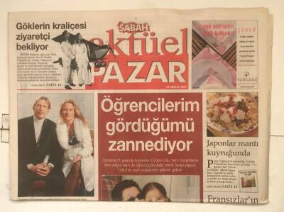 Sabah Gazetesi Pazar Aktüel Eki 19 Aralık 2004 - Japonlar Mantı Kuyruğunda GZ7693 - 1