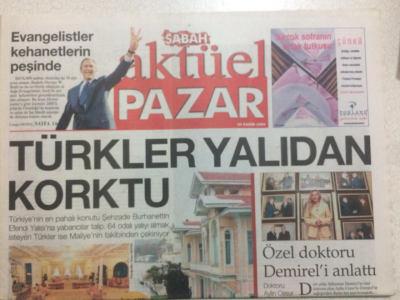 Sabah Gazetesi Pazar Aktüel Eki 28 Kasım 2004 - Evangelistler Kehanetin Peşinde GZ23594 - 1