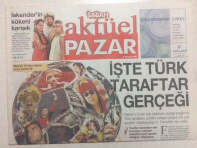 Sabah Gazetesi Pazar Aktüel Eki 5 Aralık 2004 - Soğuktan Gelen Başkan Viladimir Putin GZ24221 - 1
