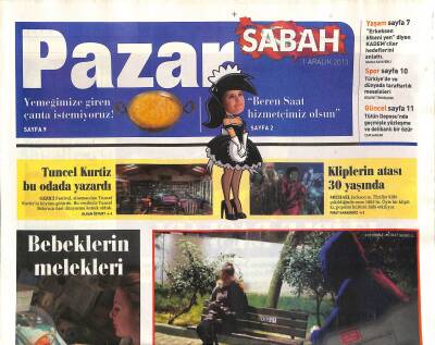 Sabah Gazetesi Pazar Eki 1 Aralık 2013 - Tuncel Kurtiz Bu Odada Yazardı GZ116548 - 1