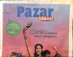 Sabah Gazetesi Pazar Eki 10 Mayıs 2015 - Kuşbakışı Türkiye Atinada GZ101019 - 1