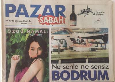 Sabah Gazetesi Pazar Eki 11 Mayıs 2008 - Özgü Namal Röportaj Polemik Yapamam Annem Çok Kızar GZ22405 - 1