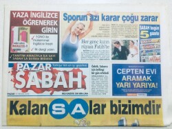 Sabah Gazetesi Pazar Eki - 11 Nisan 2004 - Sibele Ne Oldu, Mavi Kelebeğin Savaş Dansı GZ46429 - 2