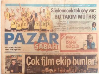 Sabah Gazetesi Pazar Eki 11 Nisan 2010 - Nurgül Yeşilçay Star Dediğin Giyinecek Başka Yolu Yok Dedi GZ40281 - 1