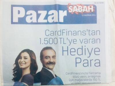 Sabah Gazetesi Pazar Eki 15 Haziran 2014 - Çocuk İşçilerin Karelerdeki Dramı GZ40689 - 1