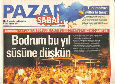 Sabah Gazetesi Pazar Eki 2 Ağustos 2009 - Çikolatanın Efendisi GZ116329 - 1