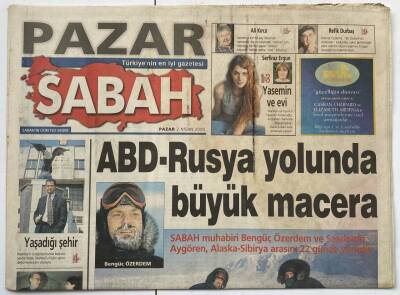 Sabah Gazetesi Pazar Eki 2 Nisan 2000 - ABD Rusya Yolunda Büyük Macera GZ60243 - 1