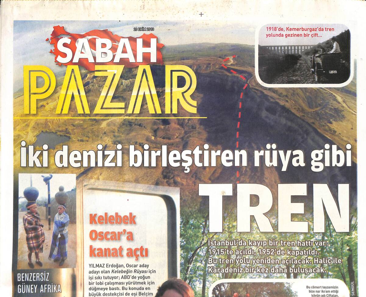 Sabah Gazetesi Pazar Eki 20 Ekim 2013 - Haluk Bilginer: Kadın, Erkek İçin Muammadır - Tutkusunu Satan Adam: İnter Başkanı Massimo Moratti GZ136392 - 1